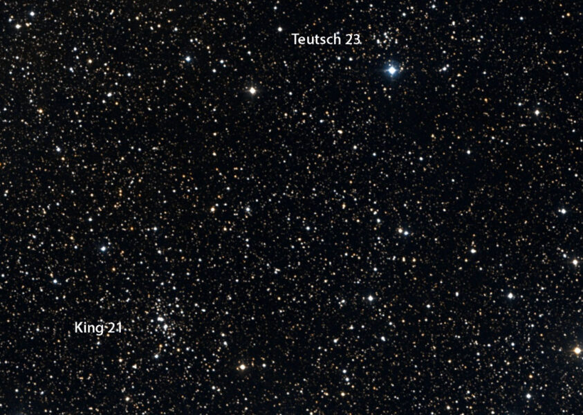 King 21 and Teutsch 23 clusters